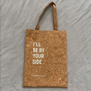 Anthropologie Cork Tote Bag